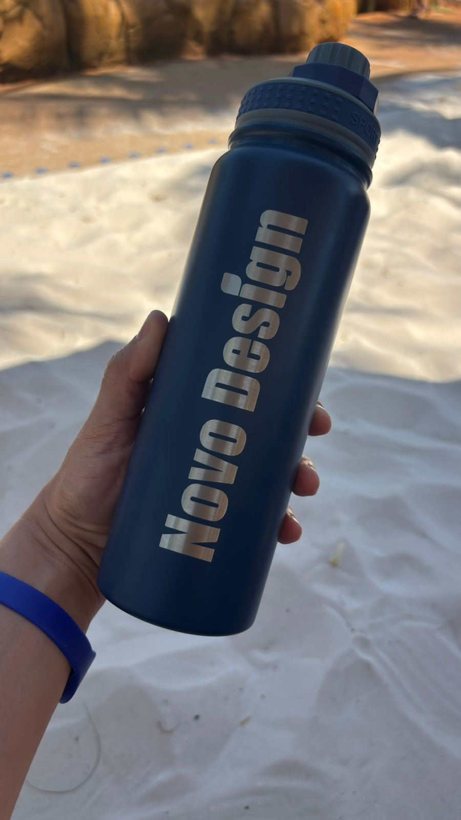 Garrafa Térmica 850ml Gravada a Laser - Imagem 2