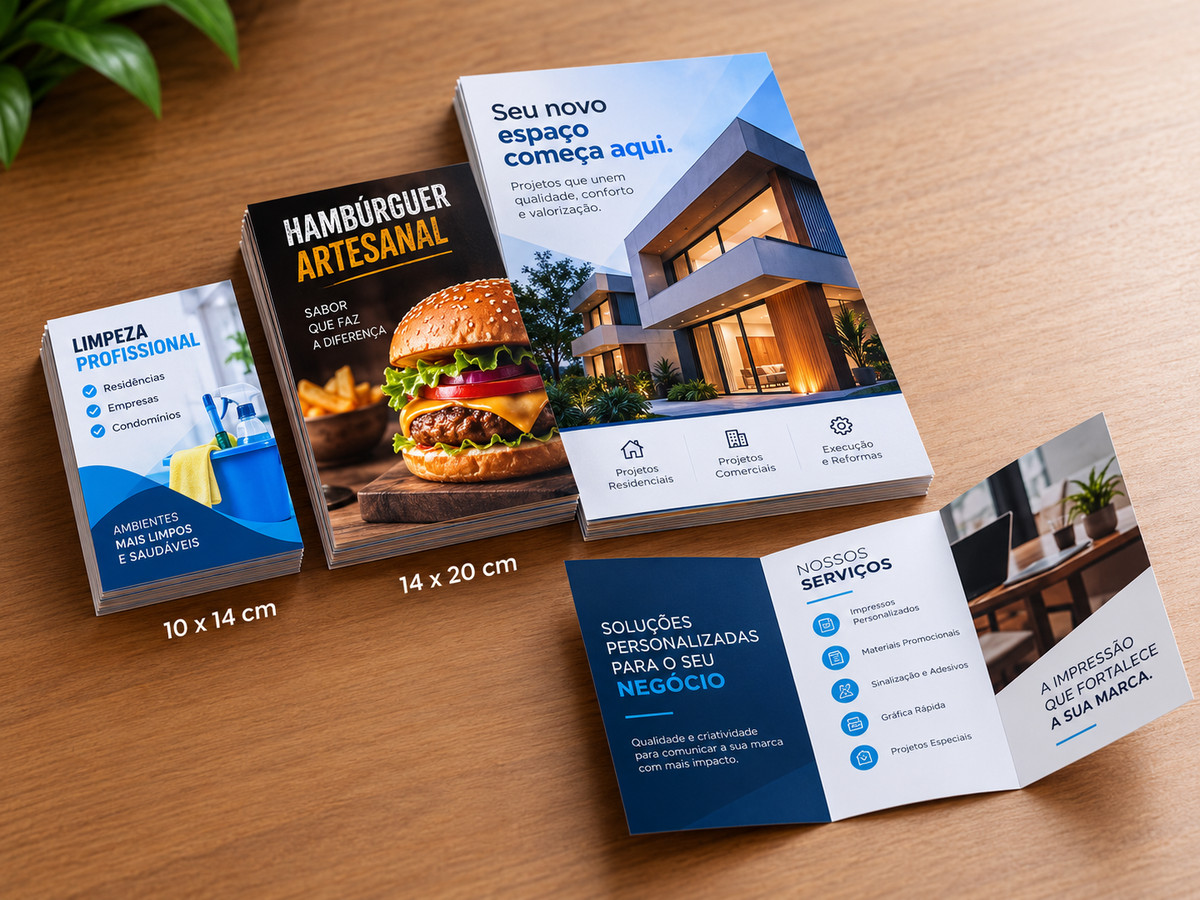 Folders e Flyers Personalizados