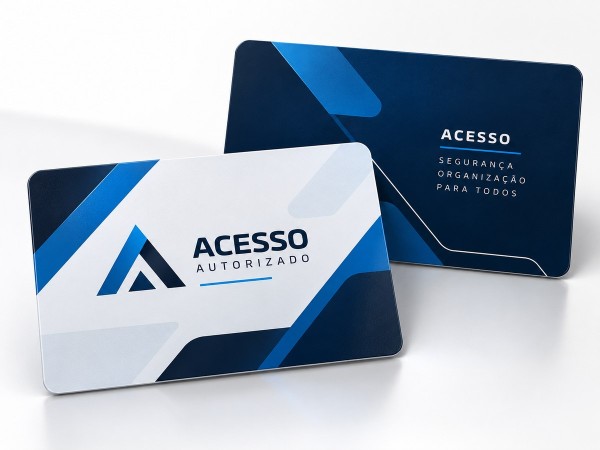 Cartão de Acesso Personalizado em PVC