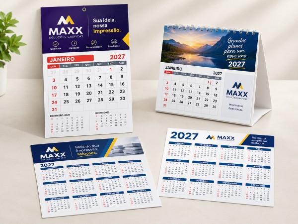 Calendários Personalizados 2027