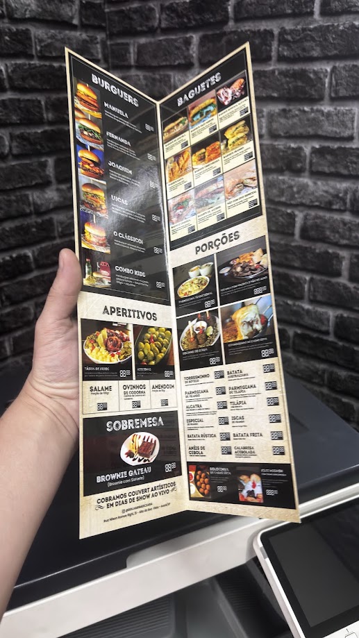 Cardápios Personalizados Premium – Fosco ou Brilhante