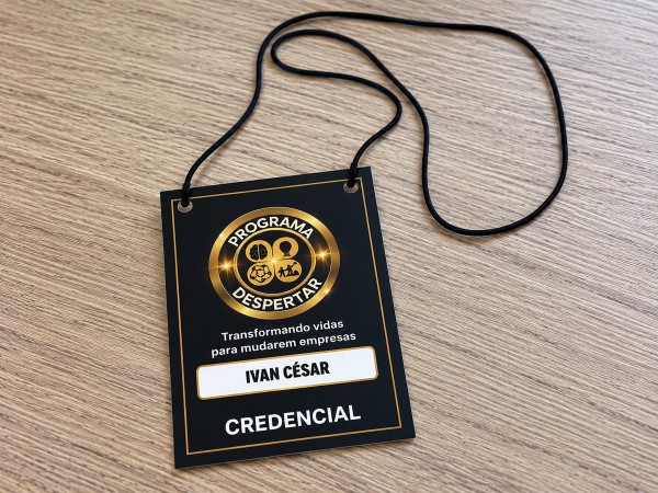 Credenciais Personalizadas para Eventos